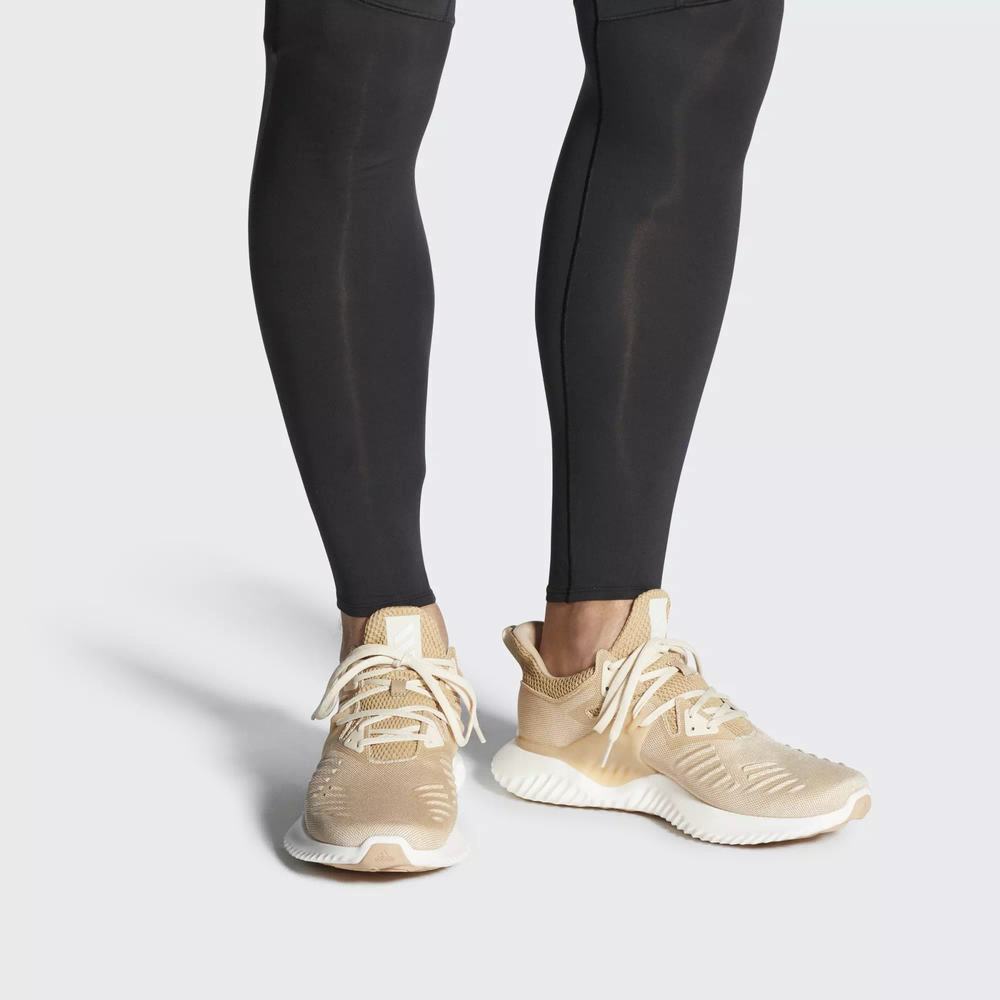 Adidas Alphabounce Beyond Tenis Para Correr Beige Para Hombre (MX-32146)